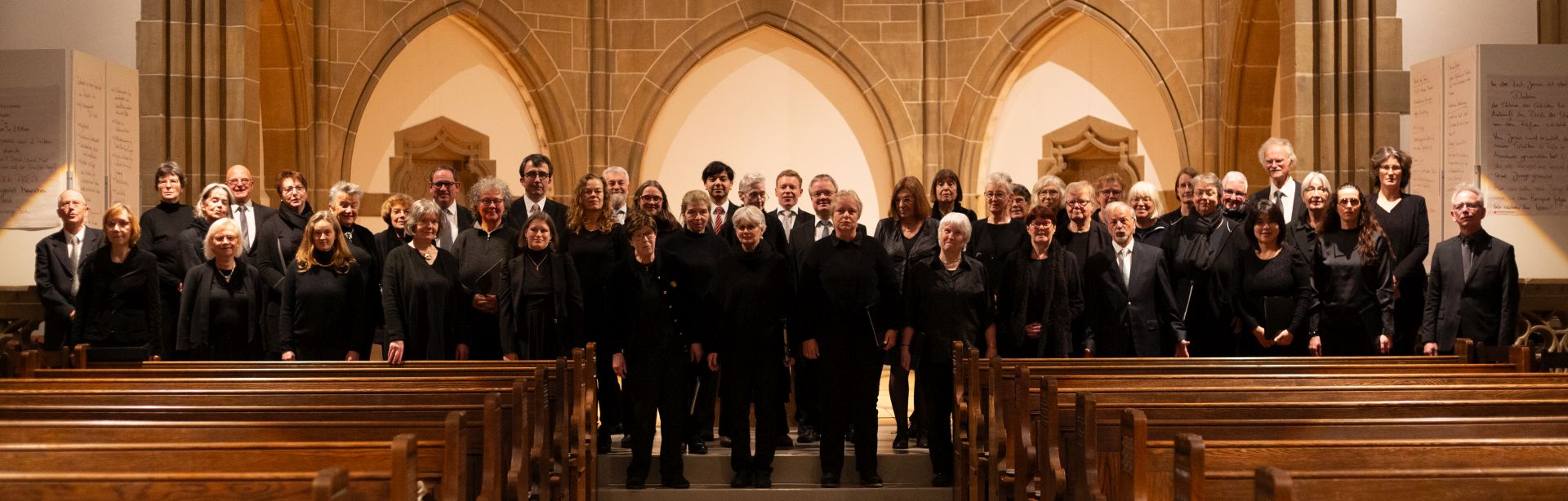 Die aktuelle Besetzung der Kantorei der Christuskirche